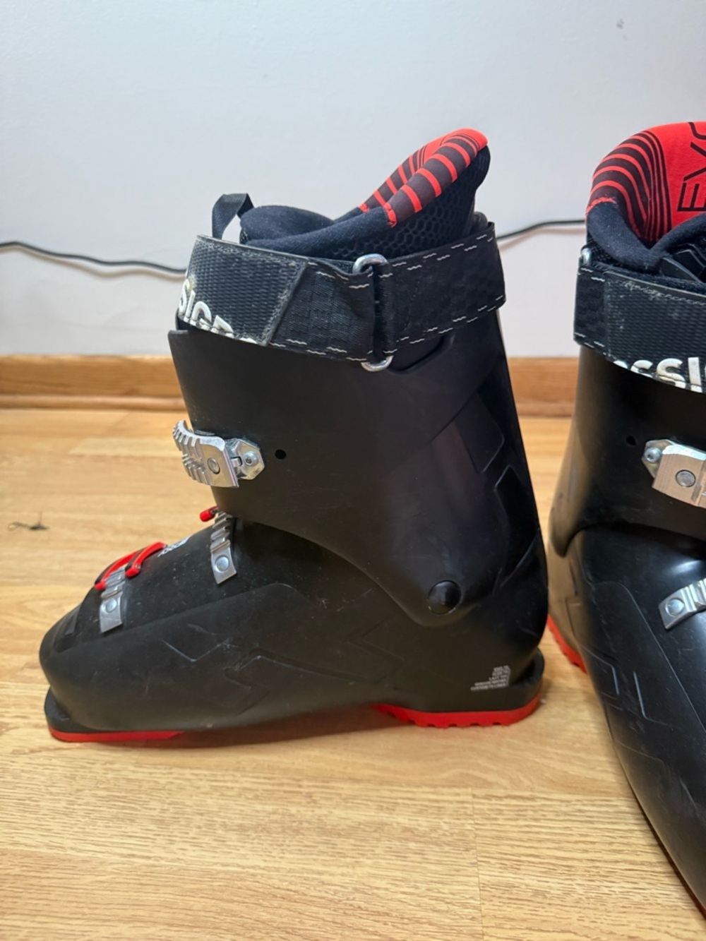 Rossignol Evo 70 Black with Red Accents Alpine Ski Boots - Picture 6 of 16